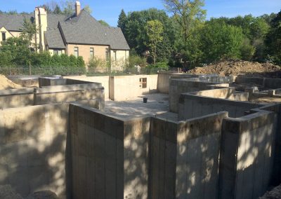 Custom Foundation for a Large Home