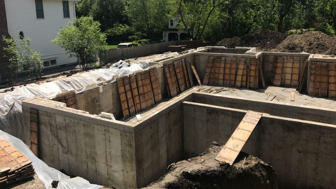 Custom Foundation with Radius Walls | A & J Concrete Of West Chicago