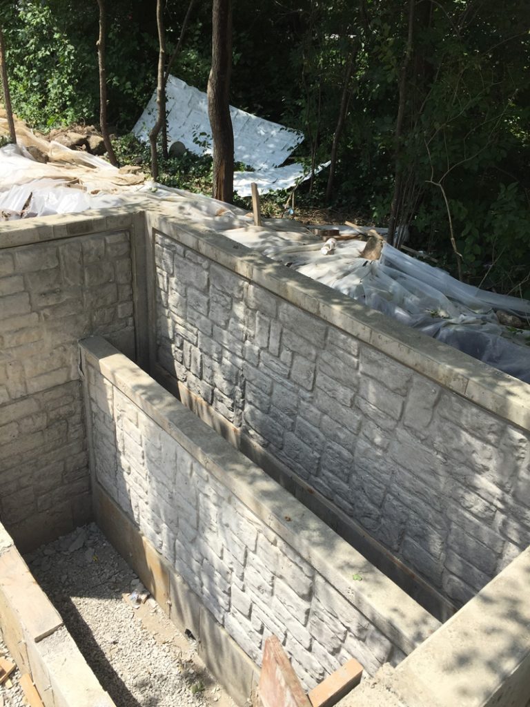 Form Liner Concrete Window Wells A & J Concrete Of West Chicago